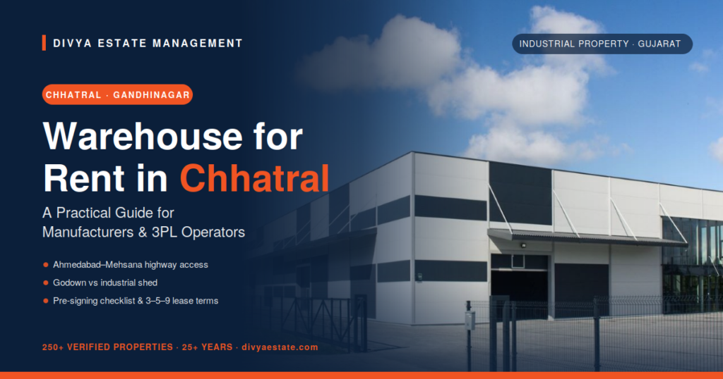 Secure a Warehouse For Rent in Chhatral with Expert Guidance