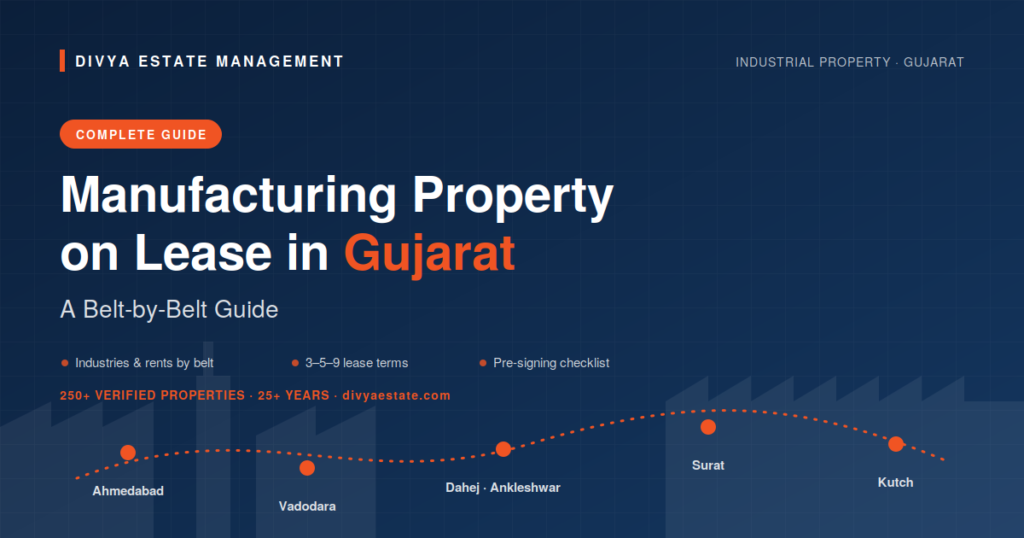 Manufacturing Property on Lease in Gujarat: A Belt-by-Belt Guide